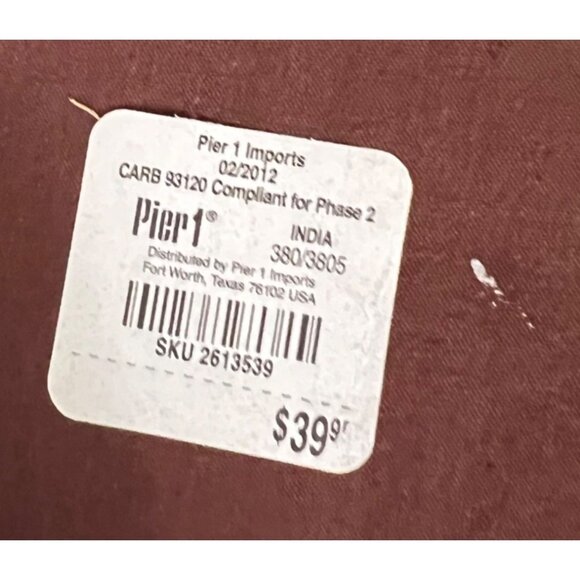 Pier 1 Imports Embroidered Fabric‎ Owl Wall Art Pom Pom Trim Retro 70s Inspired - Picture 4 of 8